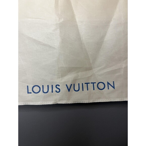 Louis Vuitton Dust Bag Beige Logo Cloth Storage Cover Fabric Square Large - Picture 2 of 5